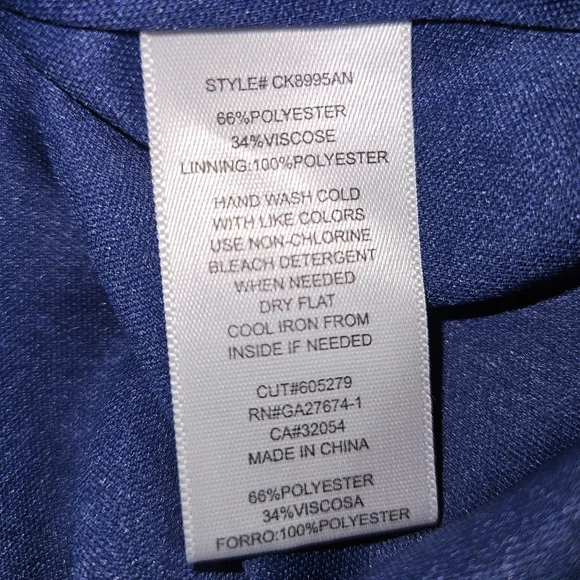 Eva Franco Anthropologie Textured Blue Yellow Plaid Blouse Size 2 Puff Sleeves - Picture 13 of 16